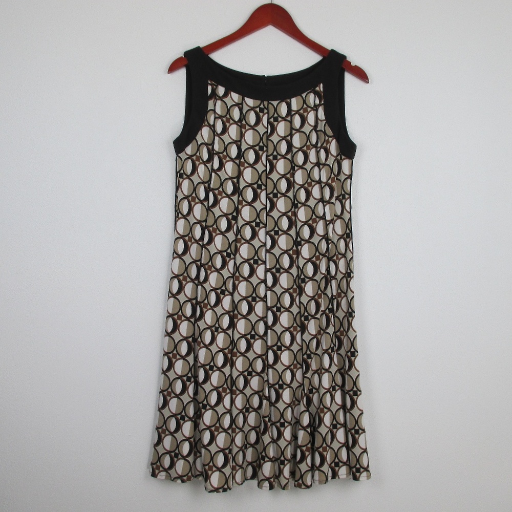Sandra Darren Women's Sundress Vintage Style Brown